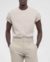 Helmut Lang - Logo-Back Short-Sleeve Heavy Cotton T-Shirt - Lyst