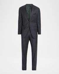 Kiton - Wool Pinstripe Two-Piece Suit - Lyst
