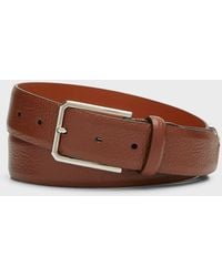 Santoni - Apos;S Grained Leather Belt - Lyst