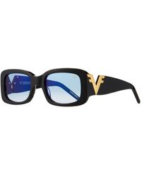 Vintage Frames Company - Vf Godfather 24k Gold & Acetate Rectangle Sunglasses - Lyst
