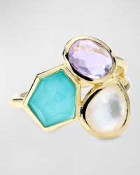 Ippolita - 18K Rock Candy Small 3-Stone Cluster Ring - Lyst