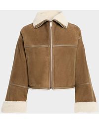 Yves Salomon - Short Suede Jacket - Lyst