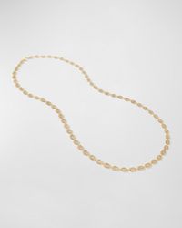 Marco Bicego - 18k Yellow Gold Lunaria Pave Diamond Necklace, 36"l - Lyst