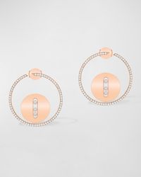 Messika - Lucky Move 18k Rose Gold Hoop Earrings - Lyst