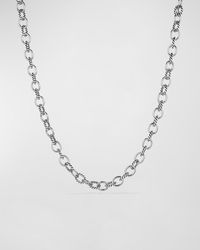David Yurman - Oval Medium Link Necklace - Lyst