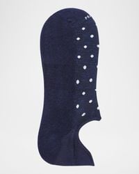 Marcoliani - Apos;S Invisible Sneaker Polka Dot Pima Cotton No-Show Socks - Lyst
