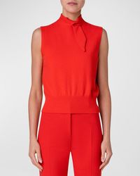Akris - Cashmere Knit Pullover With Knot Detail - Lyst