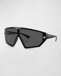Versace - Ve4461 Medusa Horizon Shield Sunglasses - Lyst