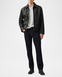 Rodd & Gunn - Apos;S Haymarket Leather Jacket - Lyst