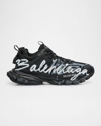 Balenciaga - Track Signature Mesh Runner Sneakers - Lyst