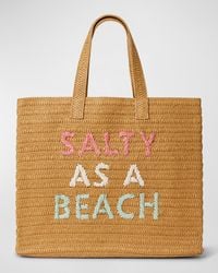 BTB Los Angeles - Salty As A Beach Straw Tote Bag - Lyst