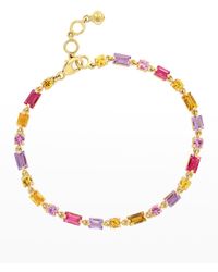 Stevie Wren - 14k Pink-yellow-orange Stone Bracelet - Lyst