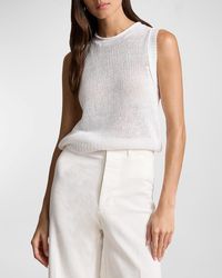 Polo Ralph Lauren - Linen-Cotton Sleeveless Sweater Tank - Lyst