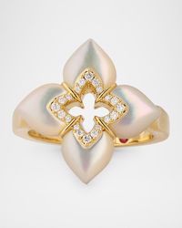 Roberto Coin - Souffle 18K Diamond Venetian Princess Ring With Gemstones - Lyst