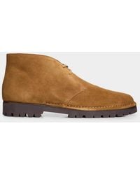 Vince - Apos;S Jerome Suede Lug-Sole Chukka Boots - Lyst