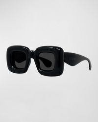 Loewe - Inflated Square Injection Plastic Sunglasses - Lyst