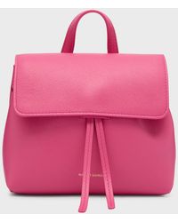 Mansur Gavriel - Lady Mini Soft Leather Messenger Bag - Lyst