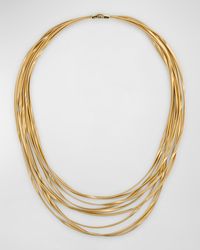 Marco Bicego - 18k Yellow Gold Marrakech 9-strand Coil Necklace - Lyst
