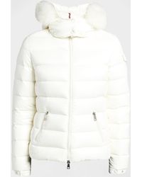 Moncler - Badyf Faux Fur-Trimmed Hooded Short Down Jacket - Lyst