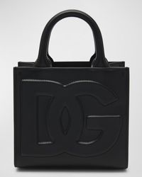 Dolce & Gabbana - Dg Logo Leather Top-Handle Bag - Lyst