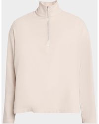 FRAME - Apos;S Wool Quarter-Zip Sweater - Lyst