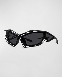 Givenchy - Giv Cut Cage Acetate Aviator Sunglasses - Lyst