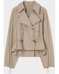 Burberry - Rosewin Stretch-Nylon Double-Breasted Jacket - Lyst