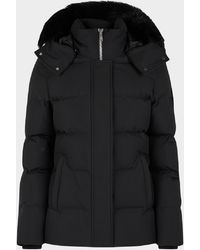Moose Knuckles - Shearling-Trimmed Down Puffer Jacket - Lyst