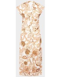 MISA Los Angles - Niara Midi Dress - Lyst
