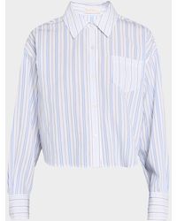 Ramy Brook - Marnie Striped Button-Front Shirt - Lyst