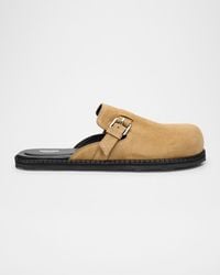 Moschino - Apos;S Suede Mules - Lyst