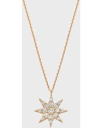 BeeGoddess - Venus Star 14k Diamond Pendant Necklace - Lyst