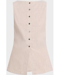 Theory - Boat-Neck Cutaway Vest - Lyst