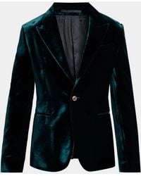 Versace - Apos;S Peak Lapel Velvet Evening Jacket - Lyst