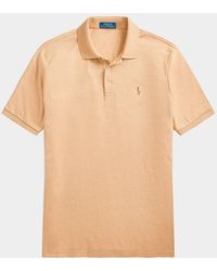 Polo Ralph Lauren Apos;S Logo Polo Shirt in Blue for Men | Lyst