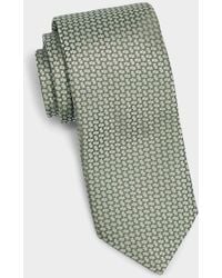 Canali - Apos;S Geometric Woven Silk Tie - Lyst