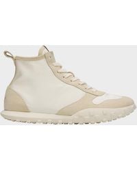 Jil Sander - Moon Nylon And Suede High-Top Sneakers - Lyst