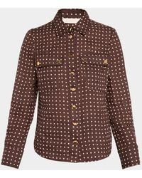 Zimmermann - Dotted Cargo Shirt - Lyst