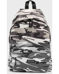 Balenciaga - Explorer Backpack Camo Print - Lyst