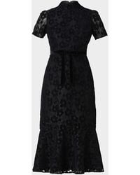 Shoshanna - Pierre Bow-Front Lace Mermaid Midi Dress - Lyst