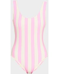 Solid & Striped - The Anne-Marie Striped One-Piece Swimsuit - Lyst