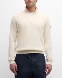 Moncler - Cotton-Cashmere Ribbed Sweater - Lyst