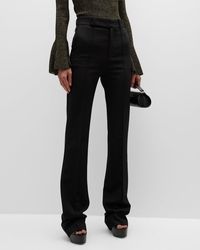 FRAME - The Slim Stacked Trousers - Lyst