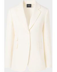 Akris - Arie Double-Faced Linen-Wool Jacket - Lyst
