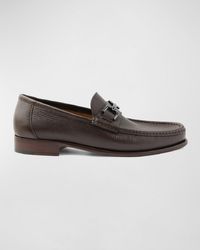 Bruno Magli - Trieste Horse-Bit Leather Loafers - Lyst