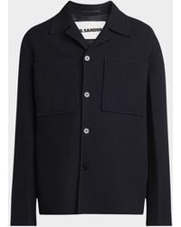 Jil Sander - Apos;S Wool Boxy-Fit Shirt Jacket - Lyst