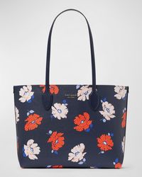 Kate Spade - Bleecker Large Dotty Floral Printed Tote Bag - Lyst