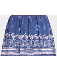 LoveShackFancy - Jonie Bandana Print Mini Skort - Lyst