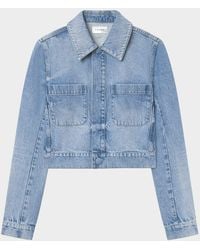 FRAME - The Small Denim Jacket - Lyst