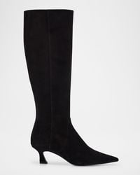 Stuart Weitzman - 50Mm Vinnie Suede Knee-High Boots - Lyst
